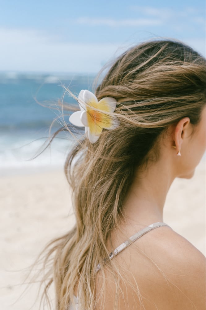 Image of Plumeria HunnyGirl Claw Clip