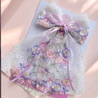 Image 2 of spring Collection Lilac and pink floral maxi 
