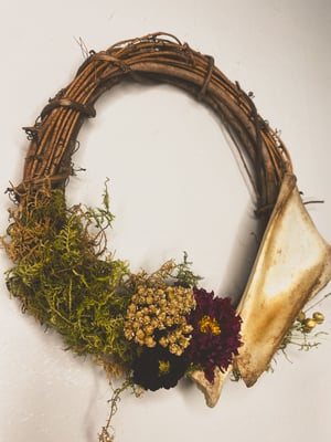 Image of Deer Scapula Wreath
