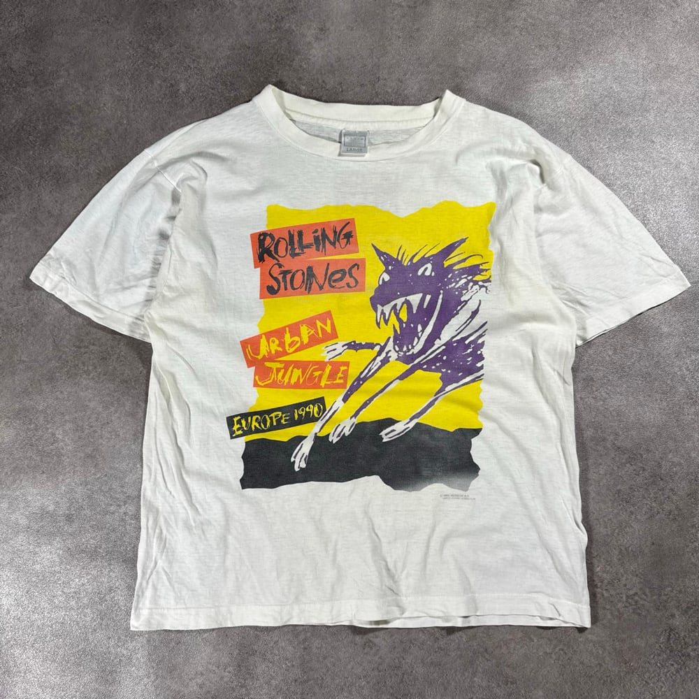 Image of 1990 Rolling Stones Urban Jungle Tour T-shirt, Size Medium