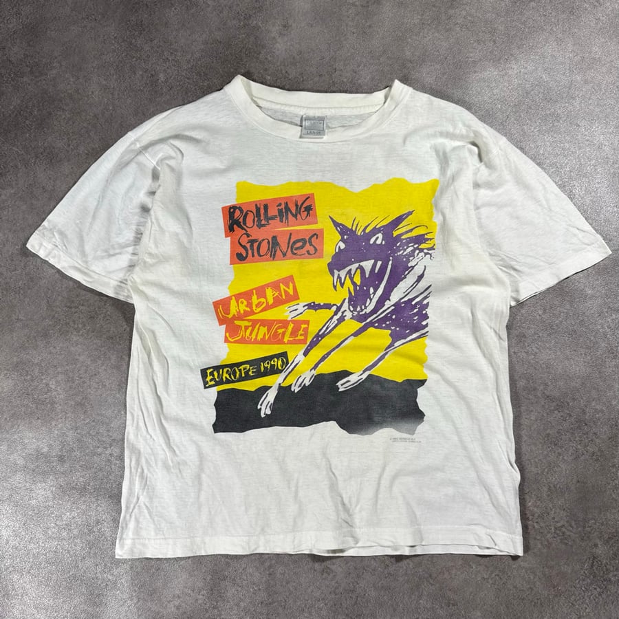 Image of 1990 Rolling Stones Urban Jungle Tour T-shirt, Size Medium