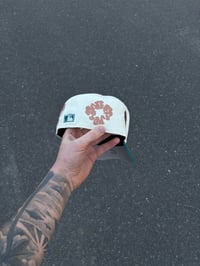 Image 4 of MULTI TONE TEAL VISOR NEW YORK METS CUSTOM FITTED CAP