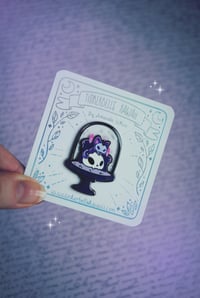 Image 13 of Skellekat and Pumpkat terrarium pins
