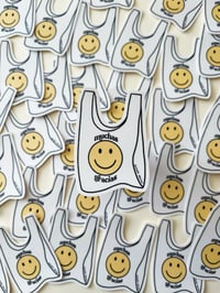 Muchas Gracias Grocery Bag Sticker