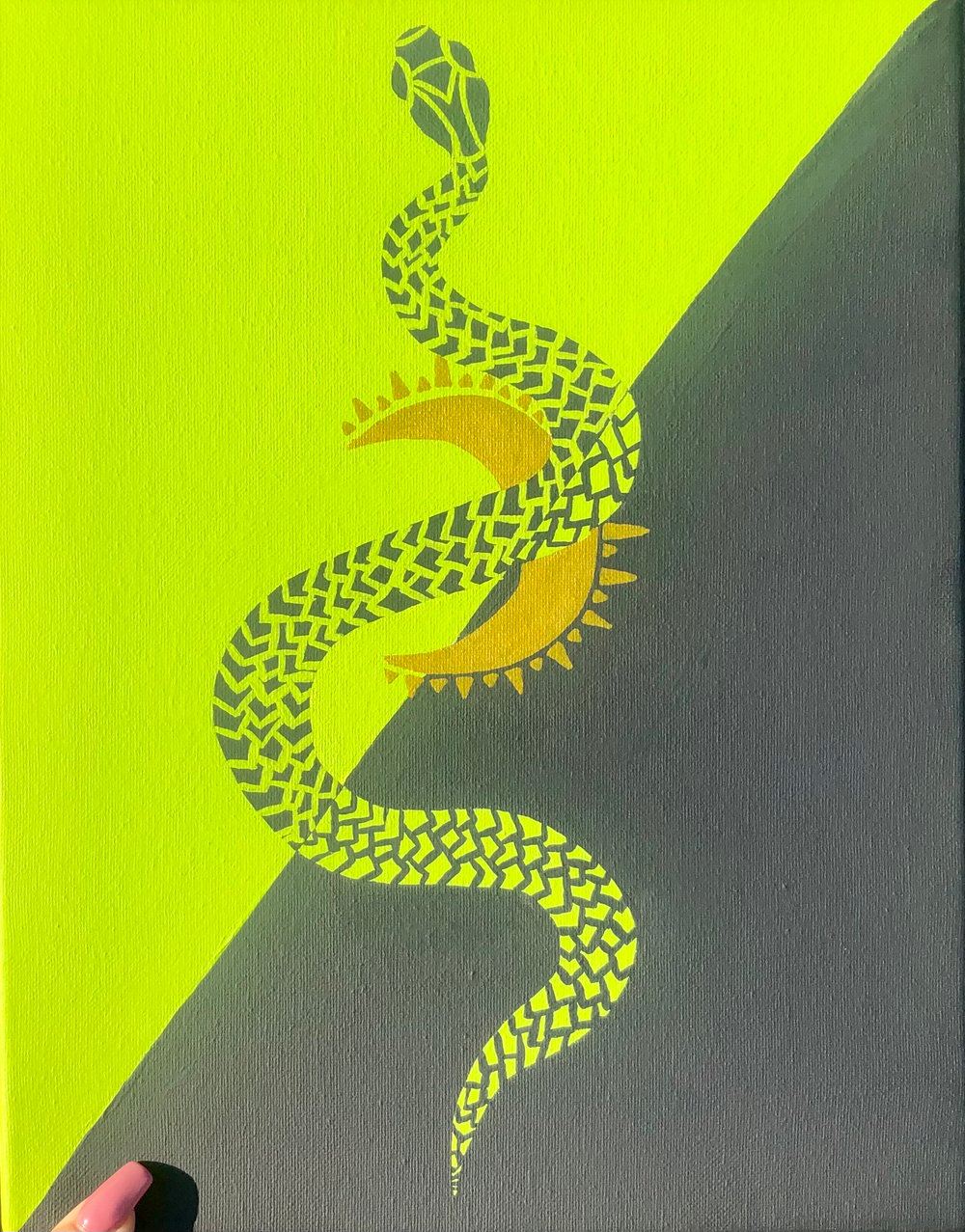 Image of “Serpent” Painting (11x14) 