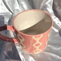 Image 2 of XL Pink Link Mug