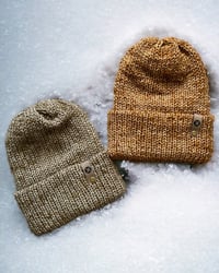 Not So Basic Folded Brim Unisex Knit Beanie