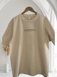 Image 2 of Natural Heavy Weight Oversized Dusty Lane Tee 