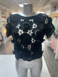 Image 3 of Rose Crochet Top