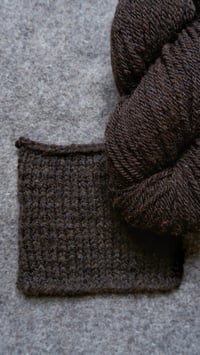 Image 3 of Harting Black DOUBLE KNIT Semi Worsted Spun Yarn - Dark Brown 