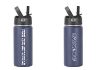 Navy Blue 1L Double Wall Insulated Bottle