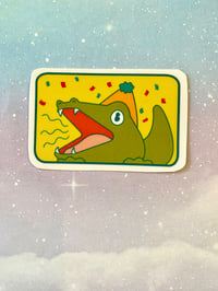 Image 1 of Party Croc Sticker