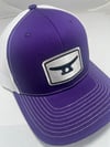 Purple/ White Embroidery Patch Richardson Trucker