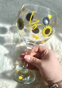 Image 1 of Sunflower Gin Glass 