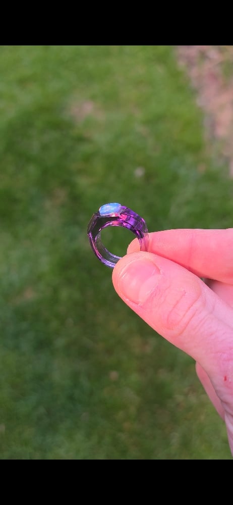 Image of Amethyst Opal Signet 