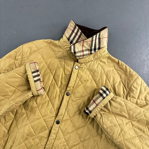 Image of Burberry quilted jacket, size large