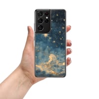 Image 18 of Celestial Night Sky Stars and Clouds Painting Clear Case for Samsung®