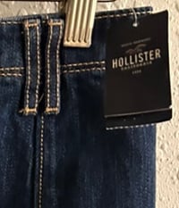 Image 2 of New Sz 8 Hollister Dark Denim Skirt #1271A*11