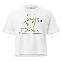 Image 3 of Women’s heavyweight boxy tee OH HECK 