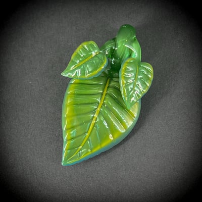 Image of Triple jungle Leaf Pendant