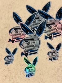 Cloned bunny (Holographic Sticker)