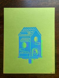 Image 3 of 'I'd Live There III' blockprints