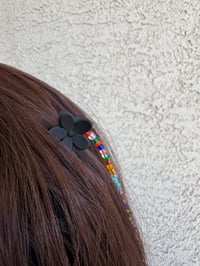 Image 3 of DragonFly Frequency Beaded Hair Clip