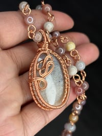 Image 1 of Fossil Coral X Sunstone Necklace