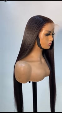 Image 3 of Indian hair|13x4 HD lace wig|  straight hair|  250% density  