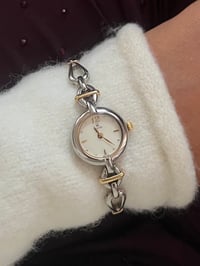 Image 1 of Beautiful Two Tone BULOVA Mother of Pearl Dial- New in BOX 