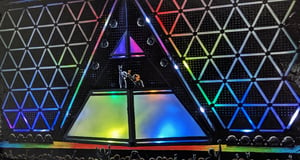 Image of Daft Punk ALIVE LED Painting 1/1