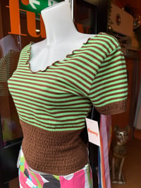 Image 2 of 80’s Stripe Knit One Sz