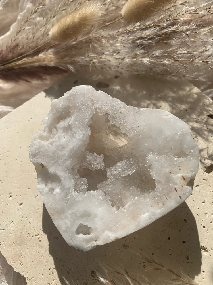 Image of Druzy Quartz Heart Clusters