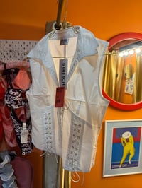 Image 1 of 90’s Lace Up Shirt 12