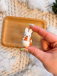 Image 3 of Miffy Snowman Keychain 