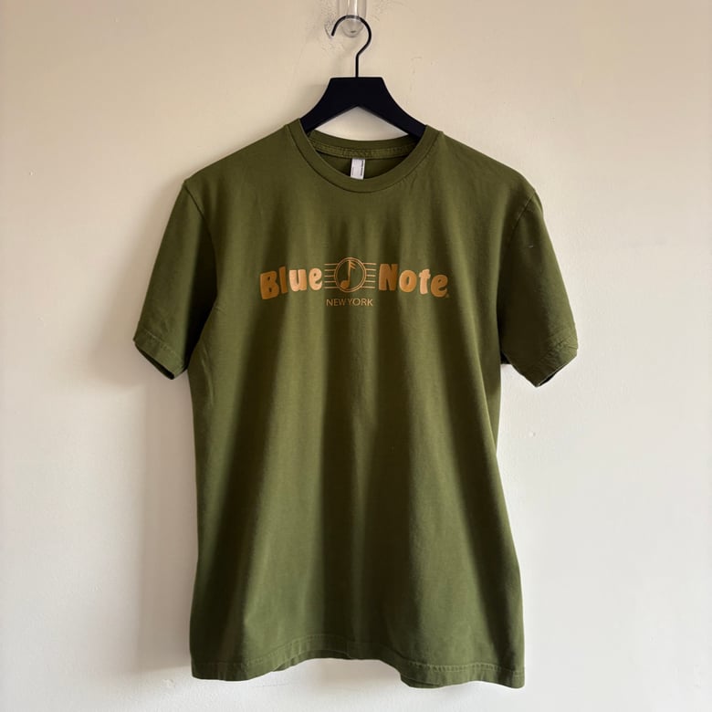 Image of Blue Note New York T-Shirt (Olive/Beige)