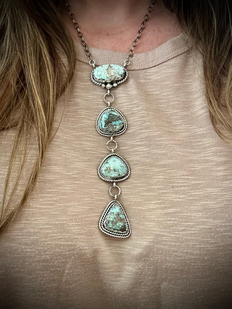 Image of Chunky Dry Creek Lariat necklace