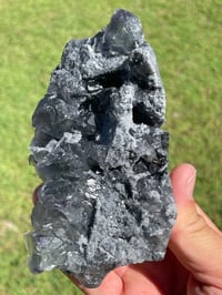 Image 11 of Transparent Phantom Fluorite On Druzy Quartz Matrix  #1803