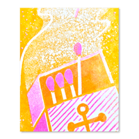 Image 2 of Fishstix Riso Print