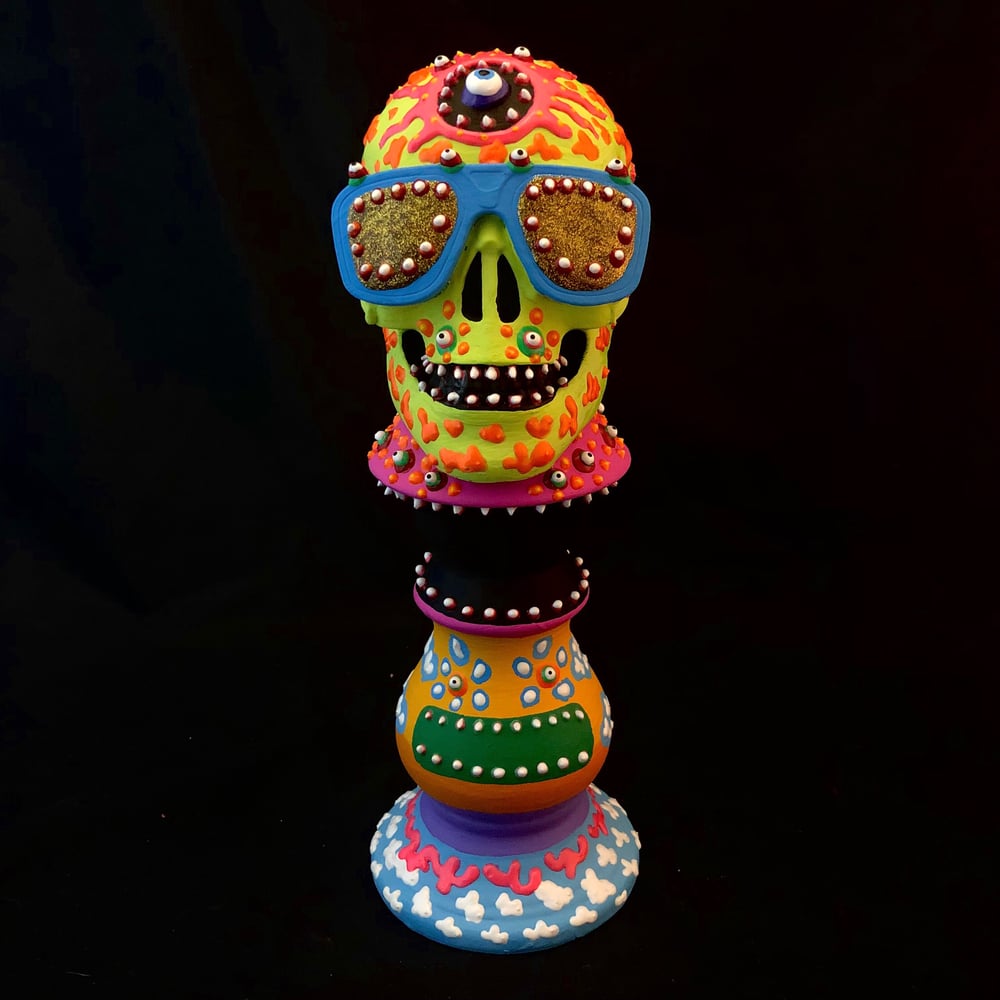 Image of Hearing The Skull’s Thoughts Always Soothed My Soul  13x6 Bluetooth speaker