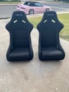 Nrg black seats pair