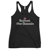 Image 5 of Beadwork over Diamonds Women's Racerback Tank