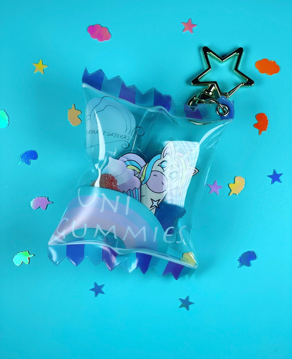 Image of Uni-Gummies Candy Charm Keychain