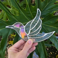 Image 2 of Textured Clear Hummingbird