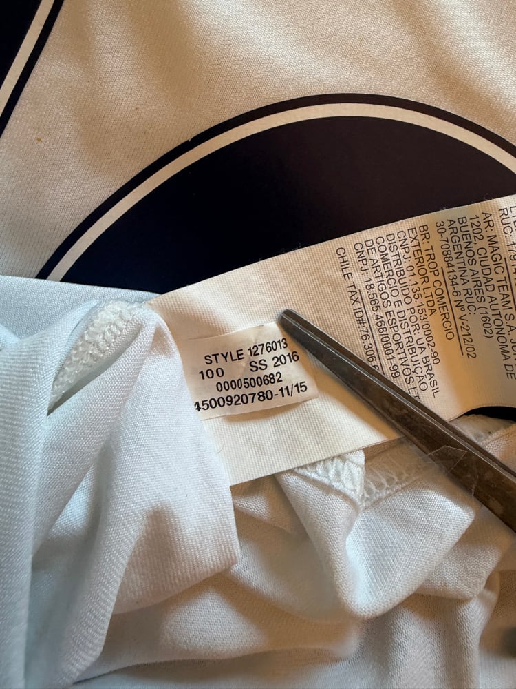 Image of Tottenham Hotspur “DEMBÉLÉ 19” 2016/17 Home Shirt + PL patches  (L)