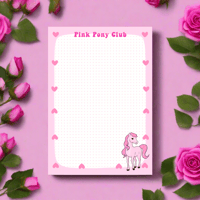 Image 2 of Pink Pony Club Notepad