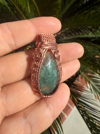 Image 4 of Moss agate with copper