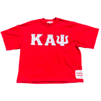 Image 1 of Klassic Cropped Tee (Red)