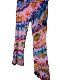 Image 9 of ♻️ UPCYCLED L Knit Flare Pants in Agate Ice Dye