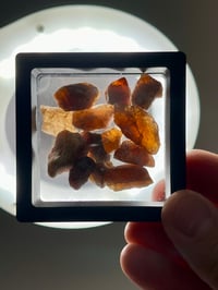 Image 1 of Hessonite Garnet Raw Gemstones | Madagascar #3074
